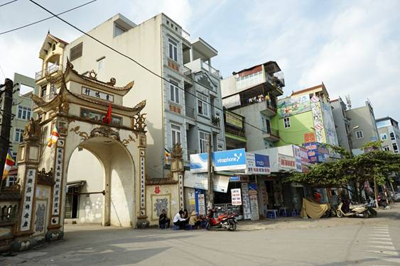 Ấn tượng những chiếc cổng làng ở vùng ven Hà Nội