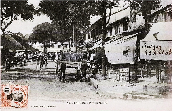 VIETNAM – COCHINCHINE – SAÏGON – Près du Marché